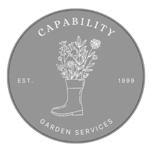 Minimalist Illustrative Garden Boots with Flowers Circle Logo (4)